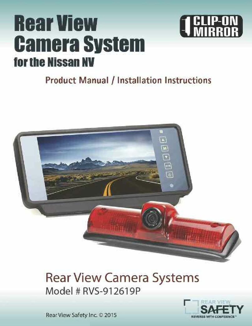 Rear view safety RVS-912619P Product manual installation & instructions