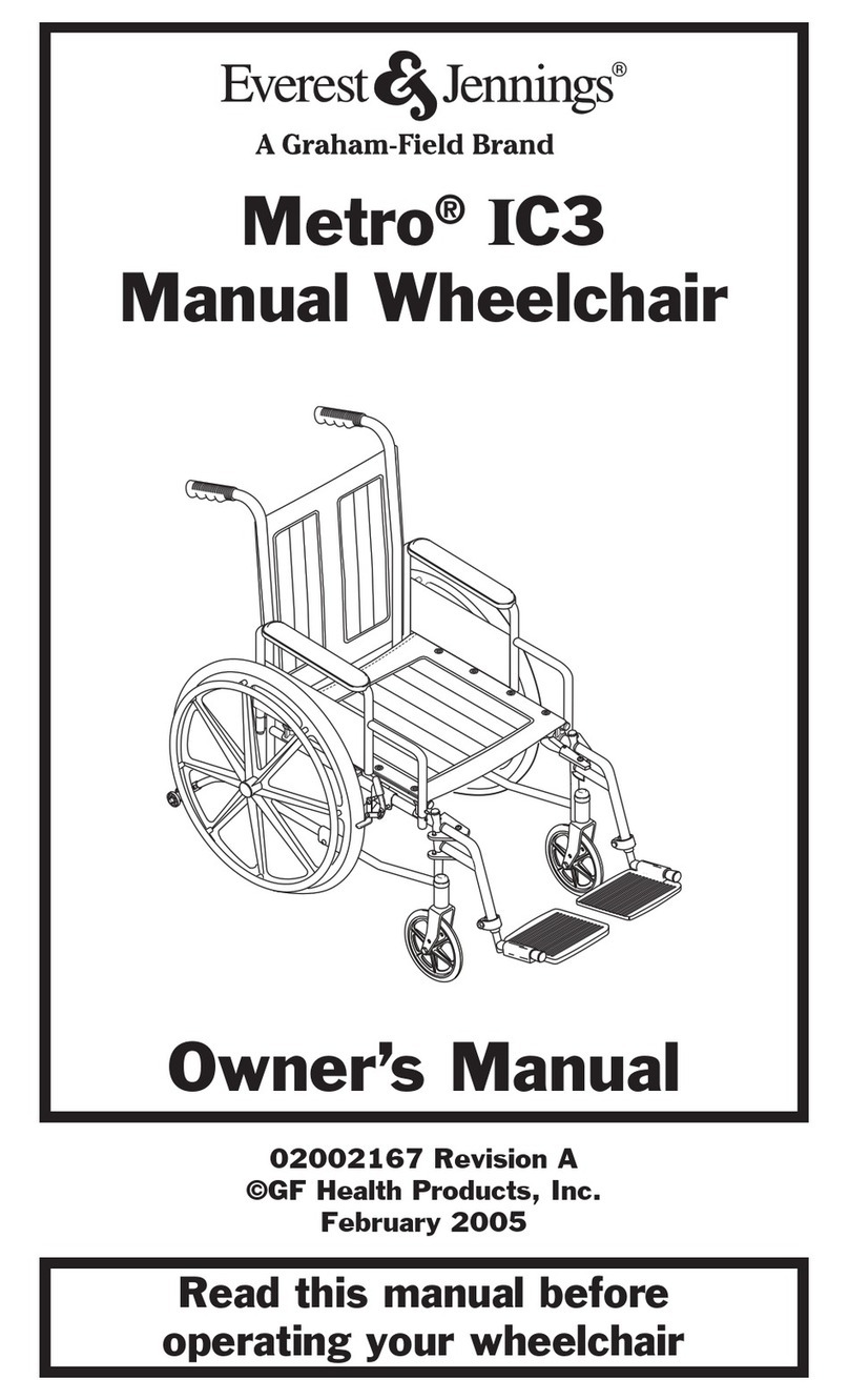 Everest & Jennings Metro IC3 Plus User manual Everest & Jennings Metro IC3 Plus User manual