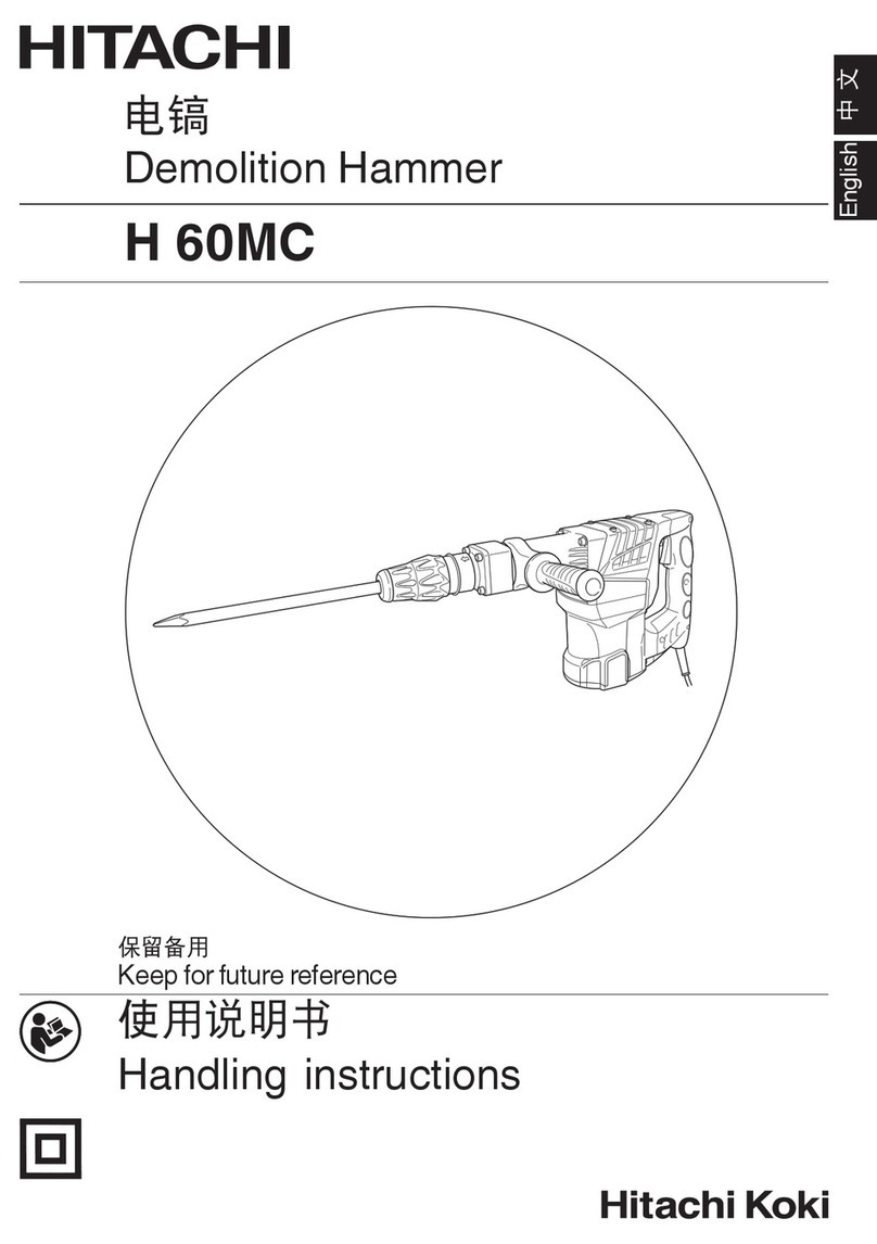 Hitachi H 60MC Instruction book