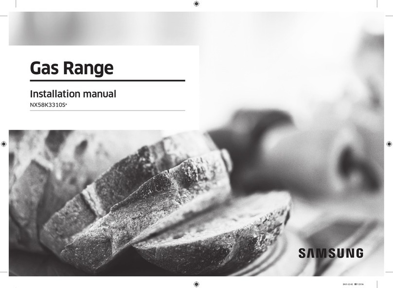 Samsung NX58K3310S series User manual