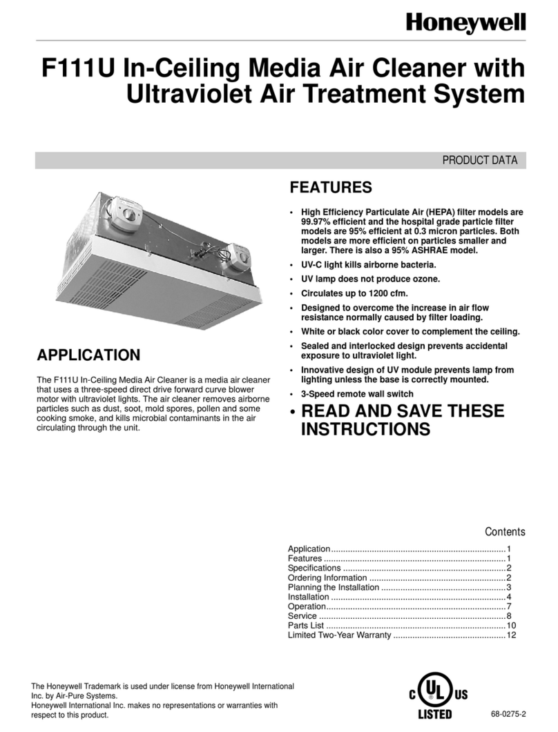 Honeywell F111U Operation manual