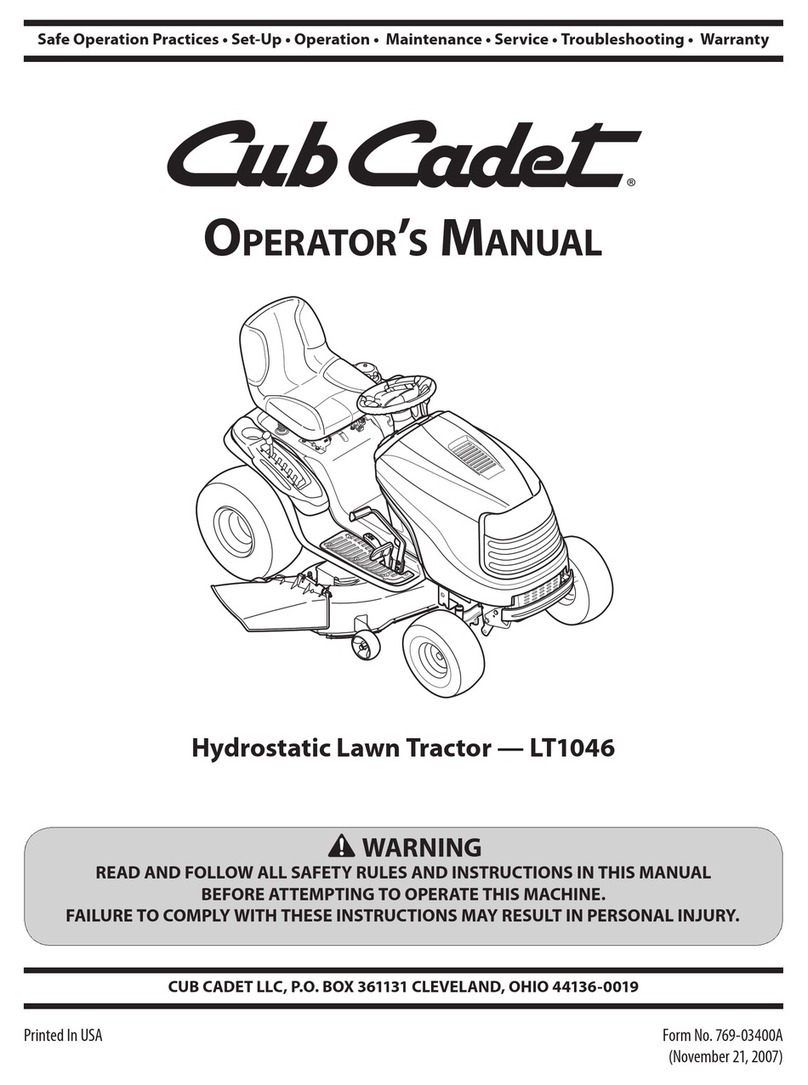 Cub Cadet LT1046 User manual Cub Cadet LT1046 User manual
