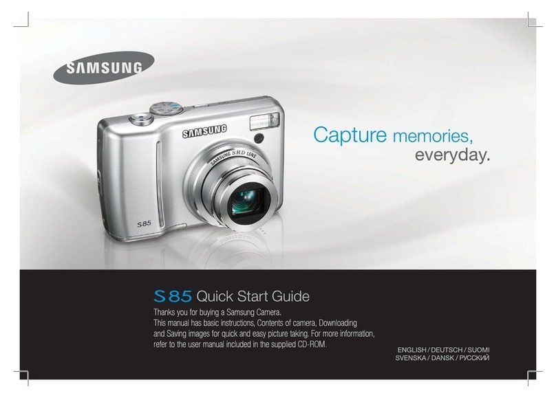 Samsung S85 - Digital Camera - Compact User manual