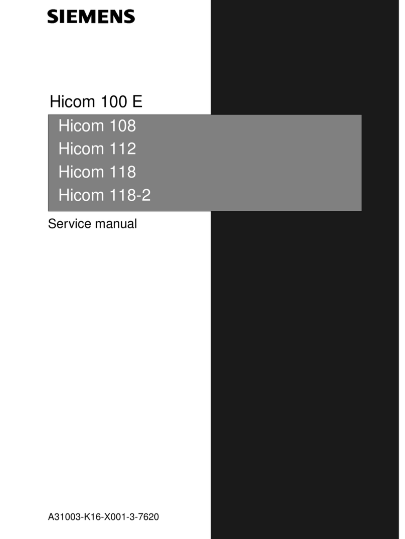 Siemens Hicom 100 E User manual