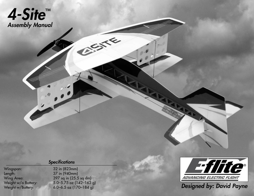 E-FLITE 4-Site User manual E-FLITE 4-Site User manual