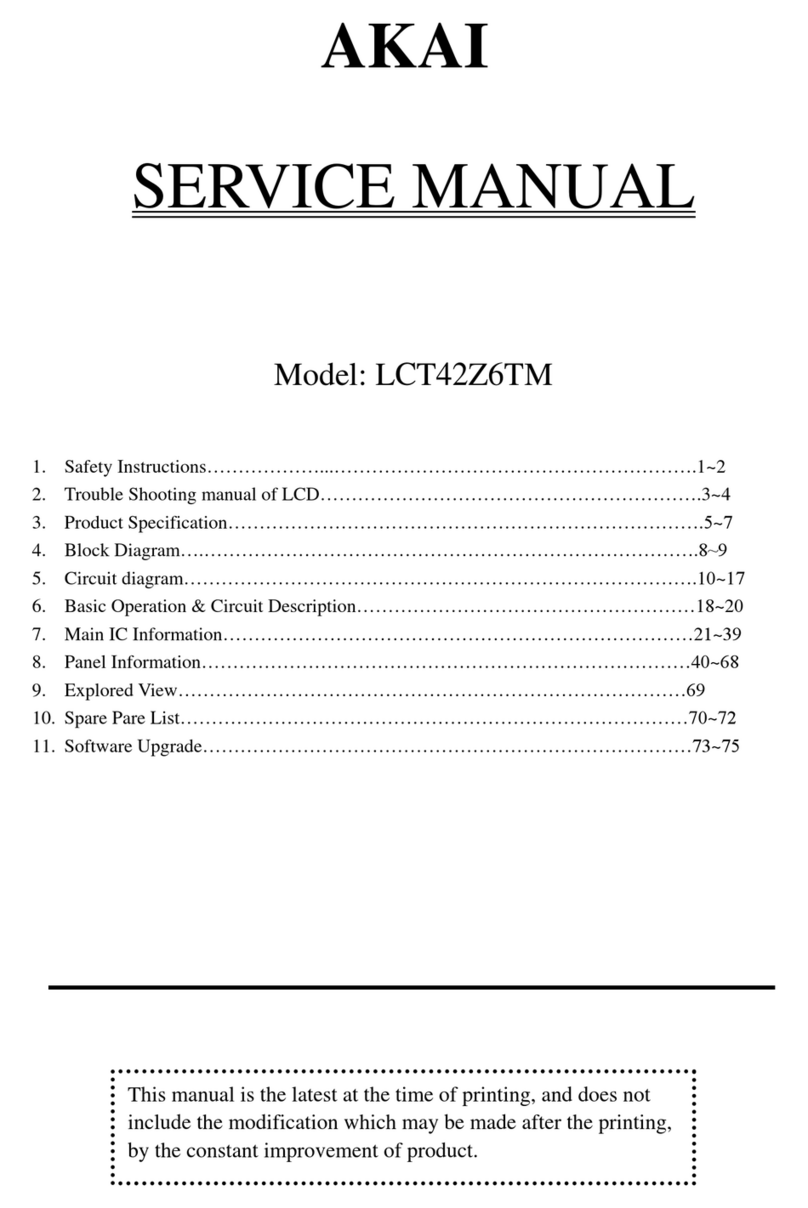 Akai LCT42Z6TM User manual