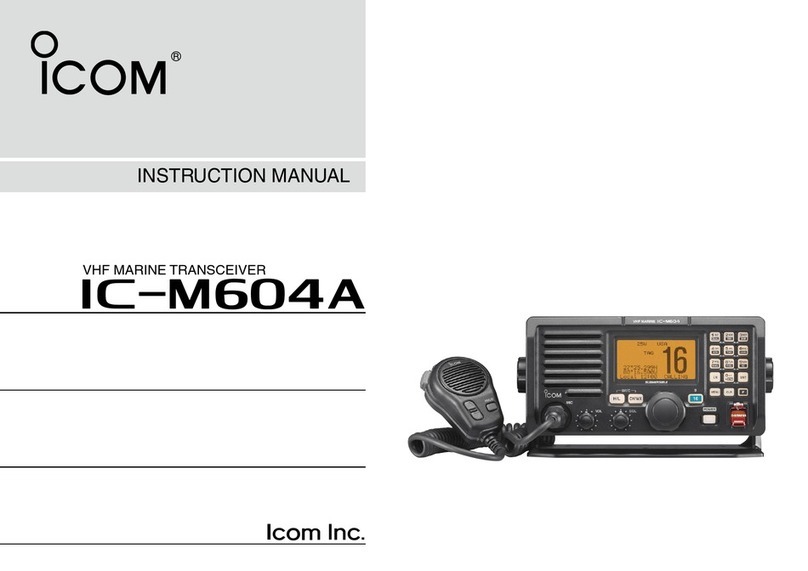 Icom IC-M604A User manual