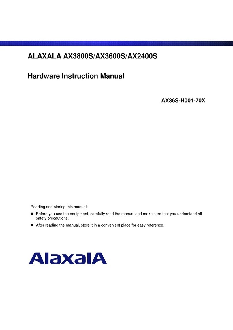 Alaxala AX3800S series Hardware instruction manual