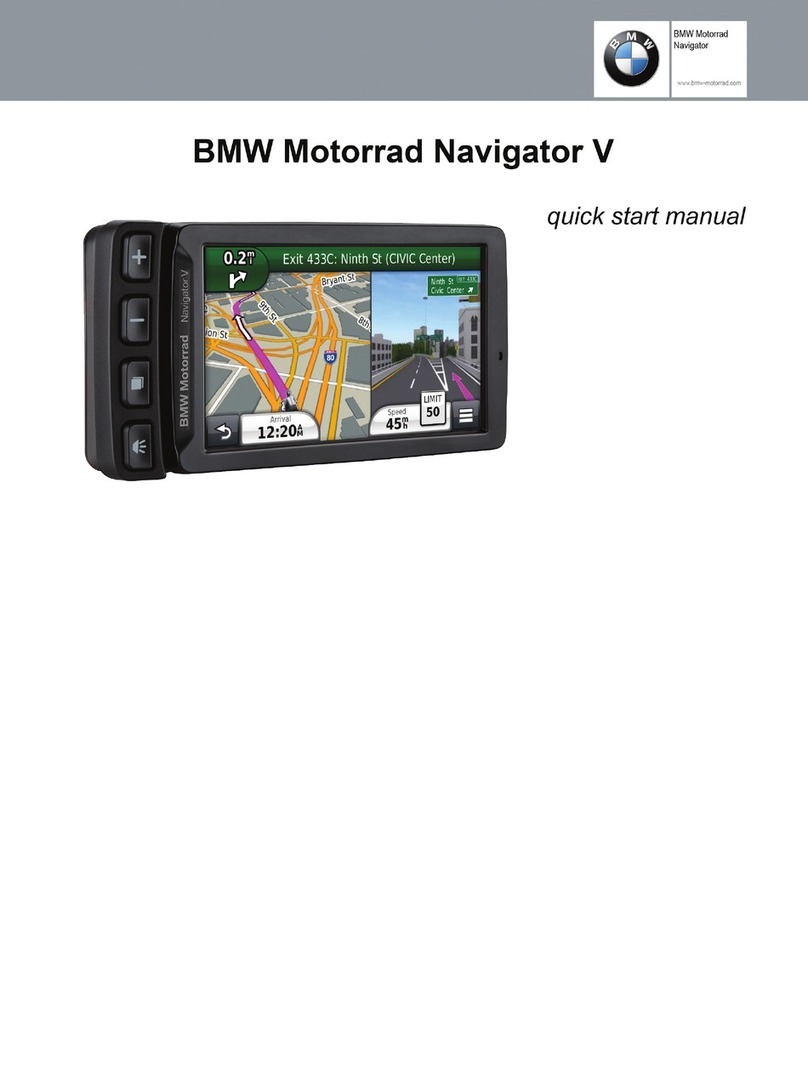 BMW Motorrad Navigator V Instruction manual