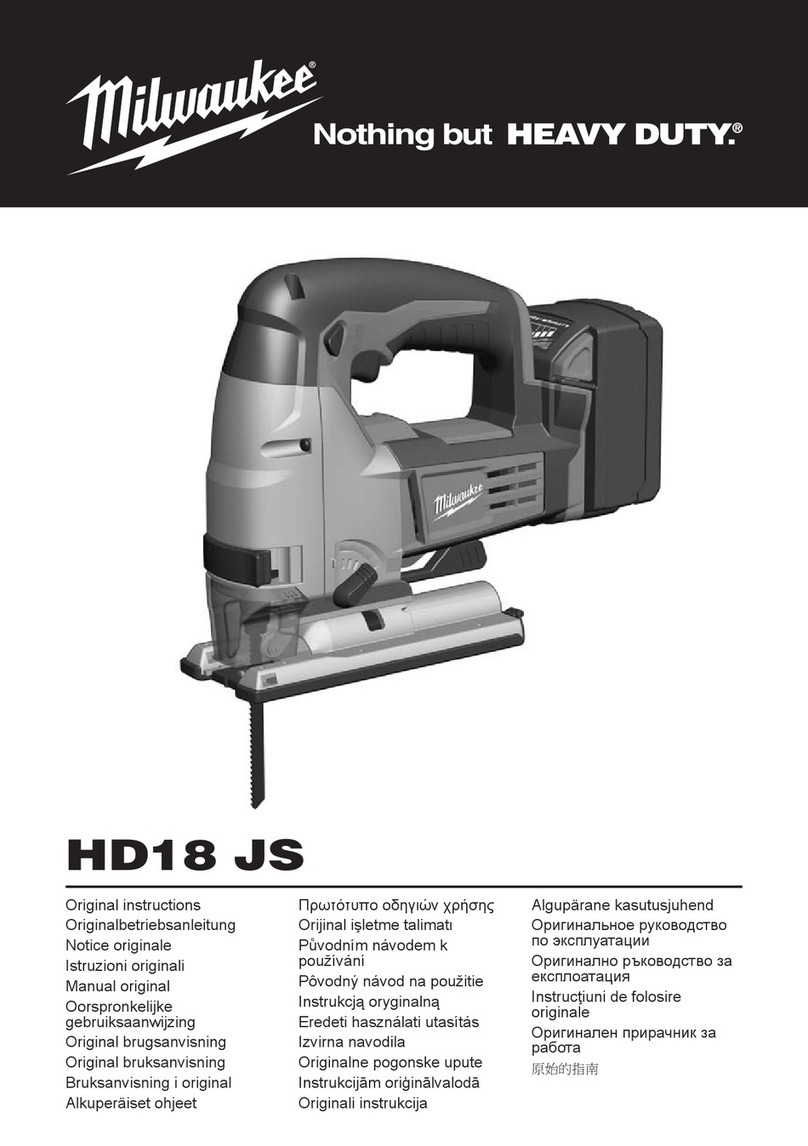 Milwaukee HD 18 JS Original instructions