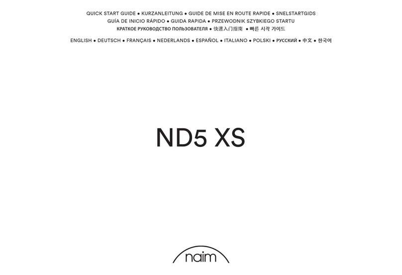 NAIM ND5 XS 2 User manual