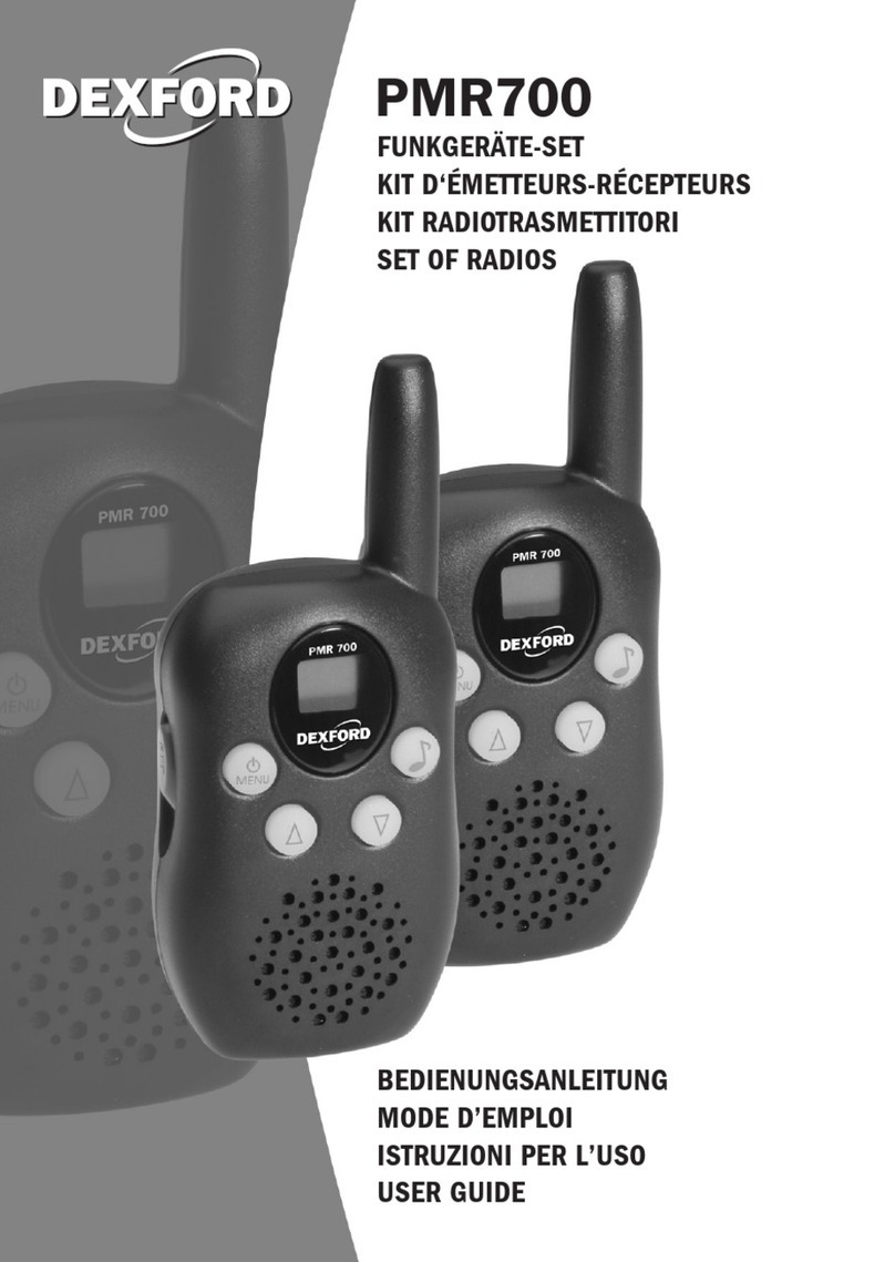 Dexford PMR700 user guide