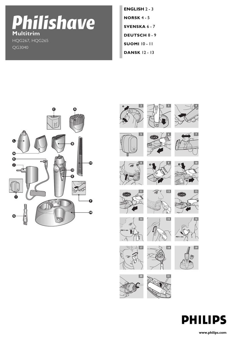 Philips HQG267 user guide