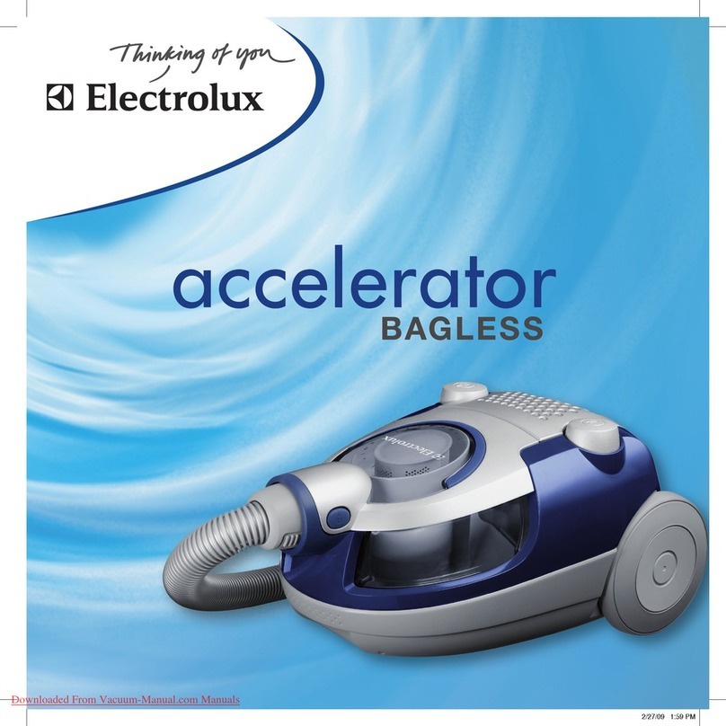 Electrolux ZAC 6805 accelerator manual