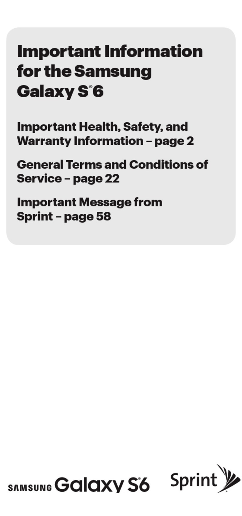Samsung Galaxy S6 edge Operating manual