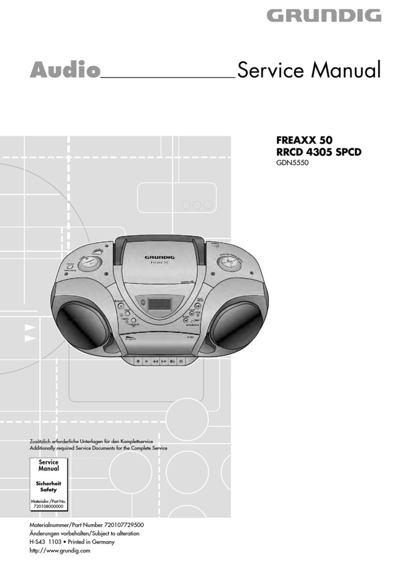 Grundig FREAXX 50 User manual