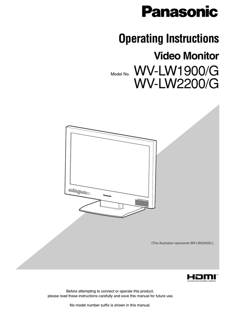 Panasonic WV-LW1900 User manual