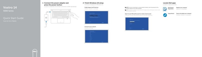 Dell Inspiron 14 5000 Series quick start guide