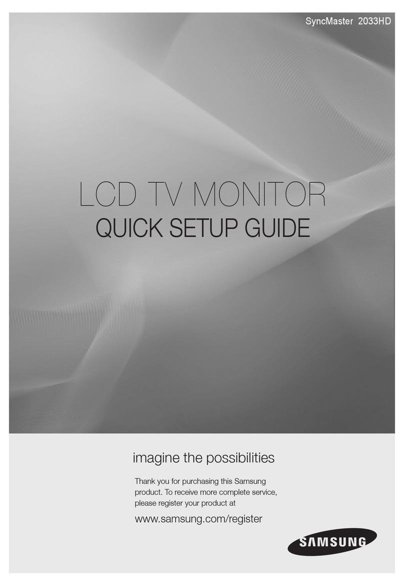 Samsung SyncMaster 2033HD User manual