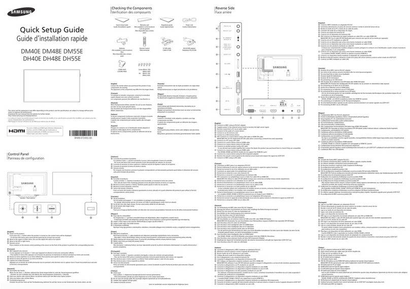 Samsung DM40E User manual