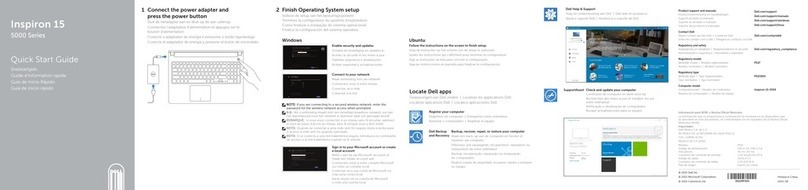 Dell Inspiron 15 5000 Series User manual