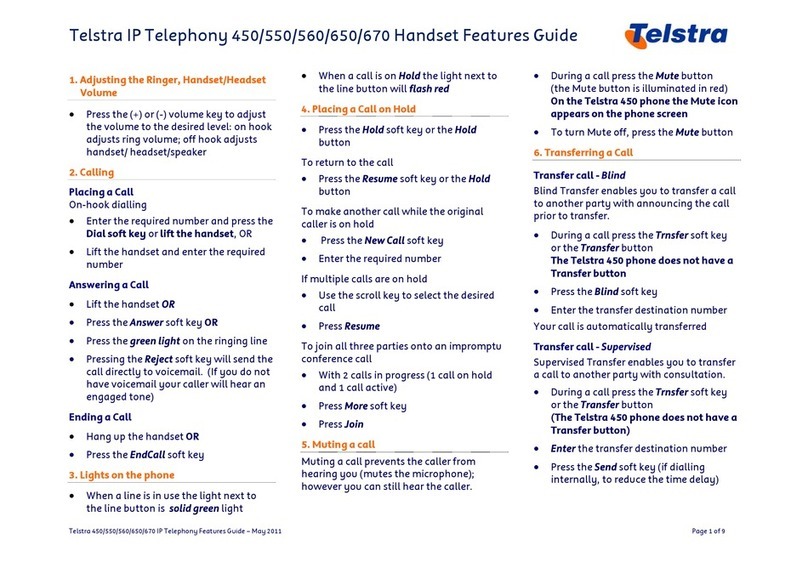 Telstra 450 Features guide