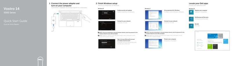 Dell Inspiron 14 5000 Series quick start guide