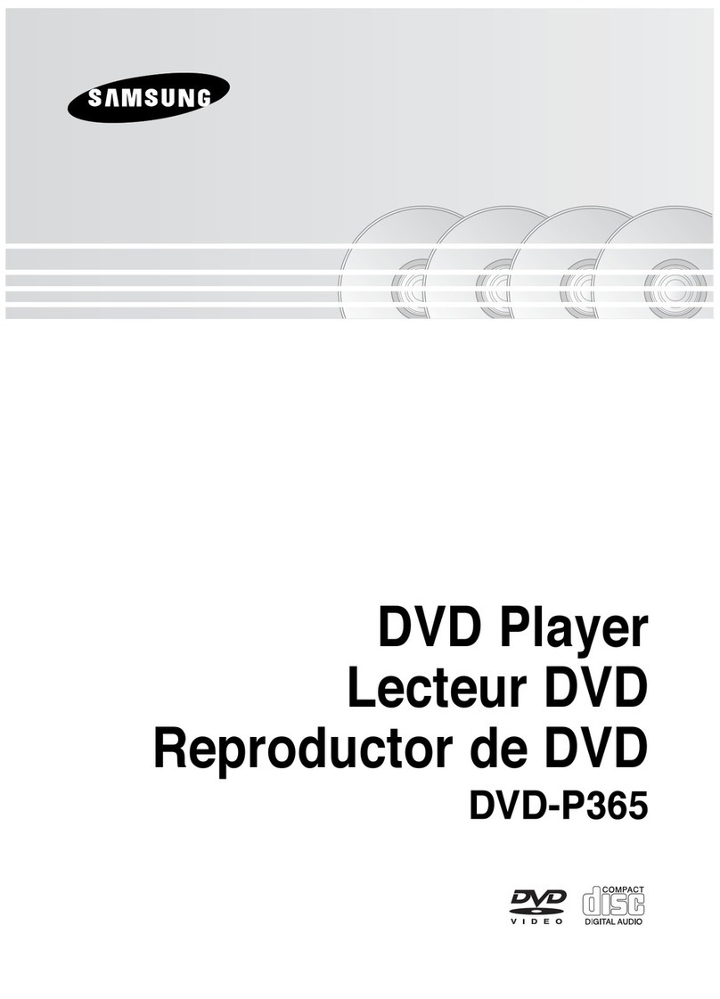 Samsung DVD-P365 manual