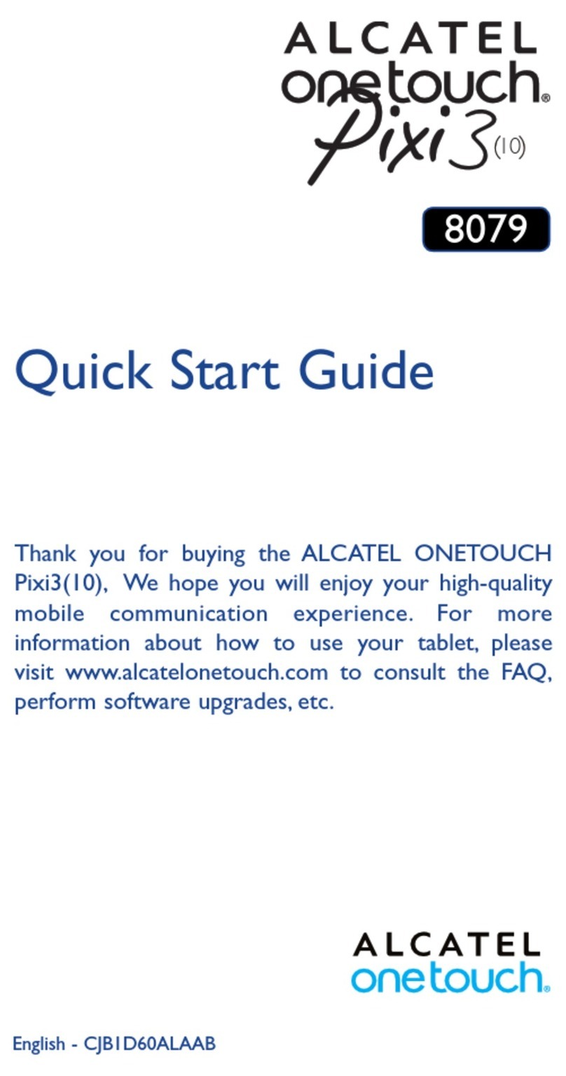 Alcatel PIXI3 8079 User manual