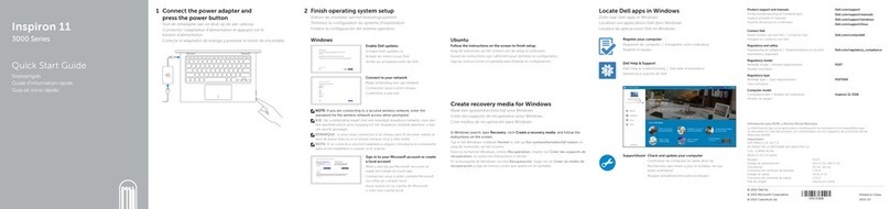 Dell Inspiron 11 3000 Series User manual