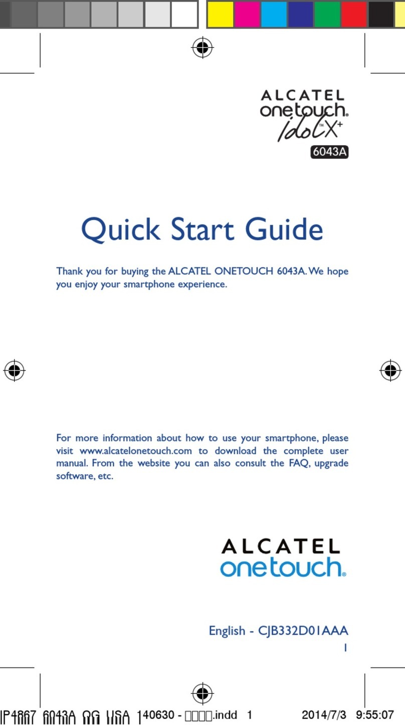 Alcatel IDOL X PLUS 6043A User manual