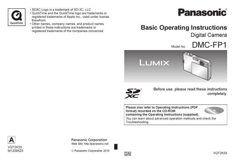 Panasonic LUMIX DMC-FP1 Basic operating instructions Panasonic LUMIX DMC-FP1 Basic operating instructions