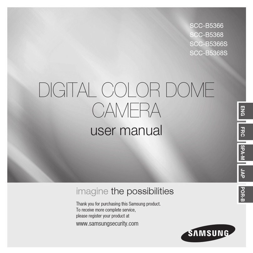 Samsung SCC-B5366l User manual