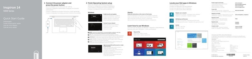 Dell Inspiron 14 5000 Series User manual