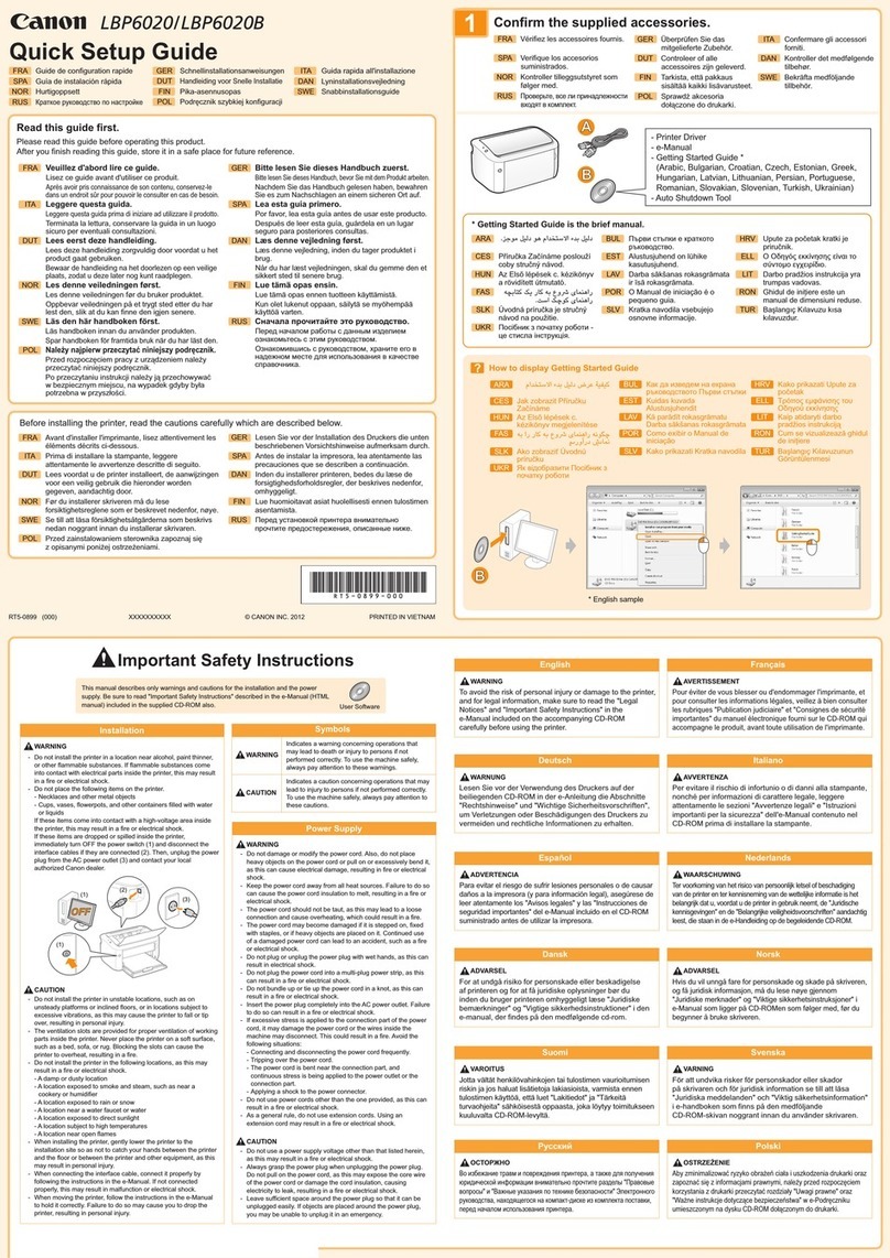 Canon LBP6020 User manual