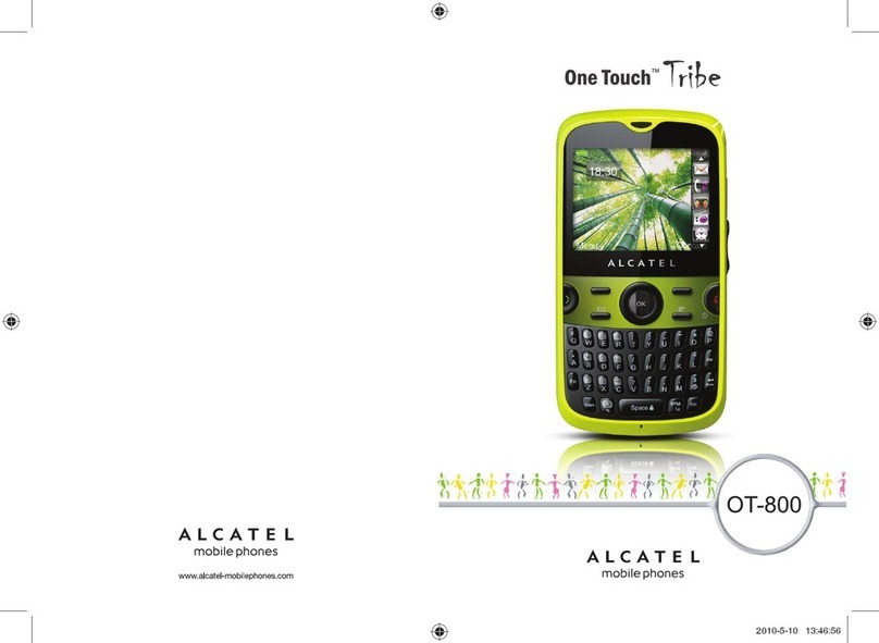 Alcatel One Touch Tribe OT-800 manual