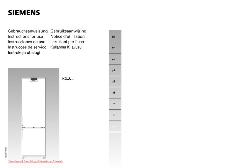 Siemens KG..U SERIES User manual