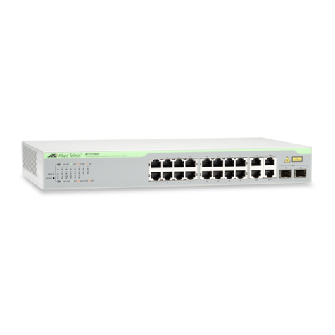 Allied Telesis FS750 SERIES User manual