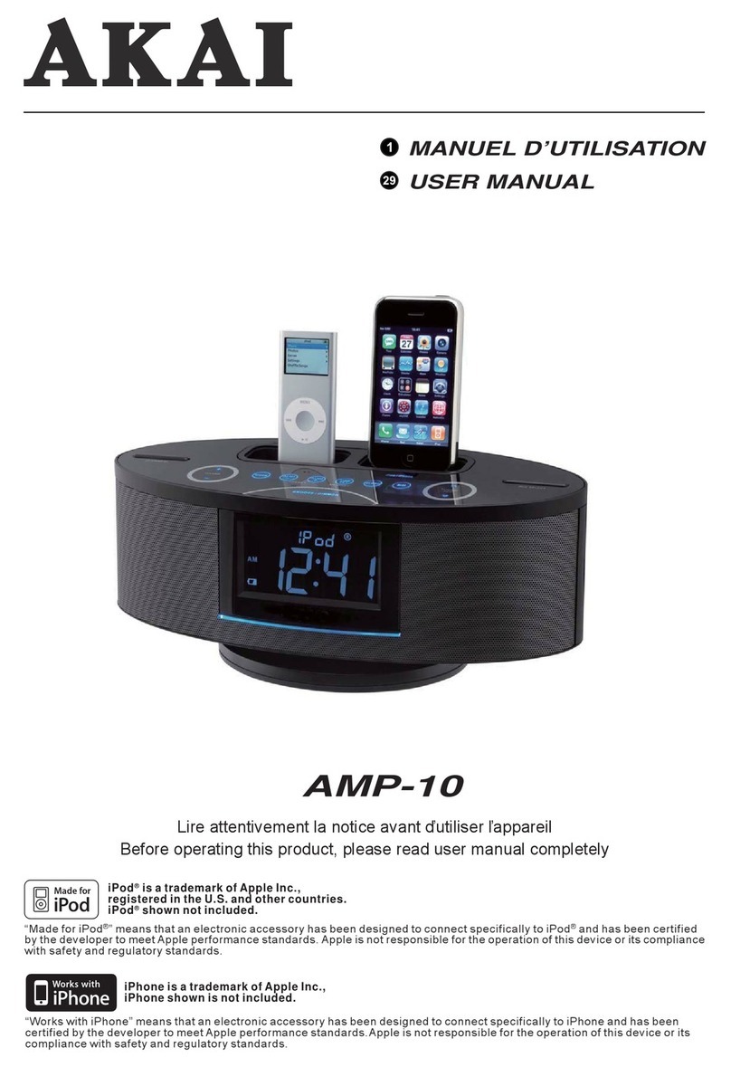 Akai AMP-10 user manual