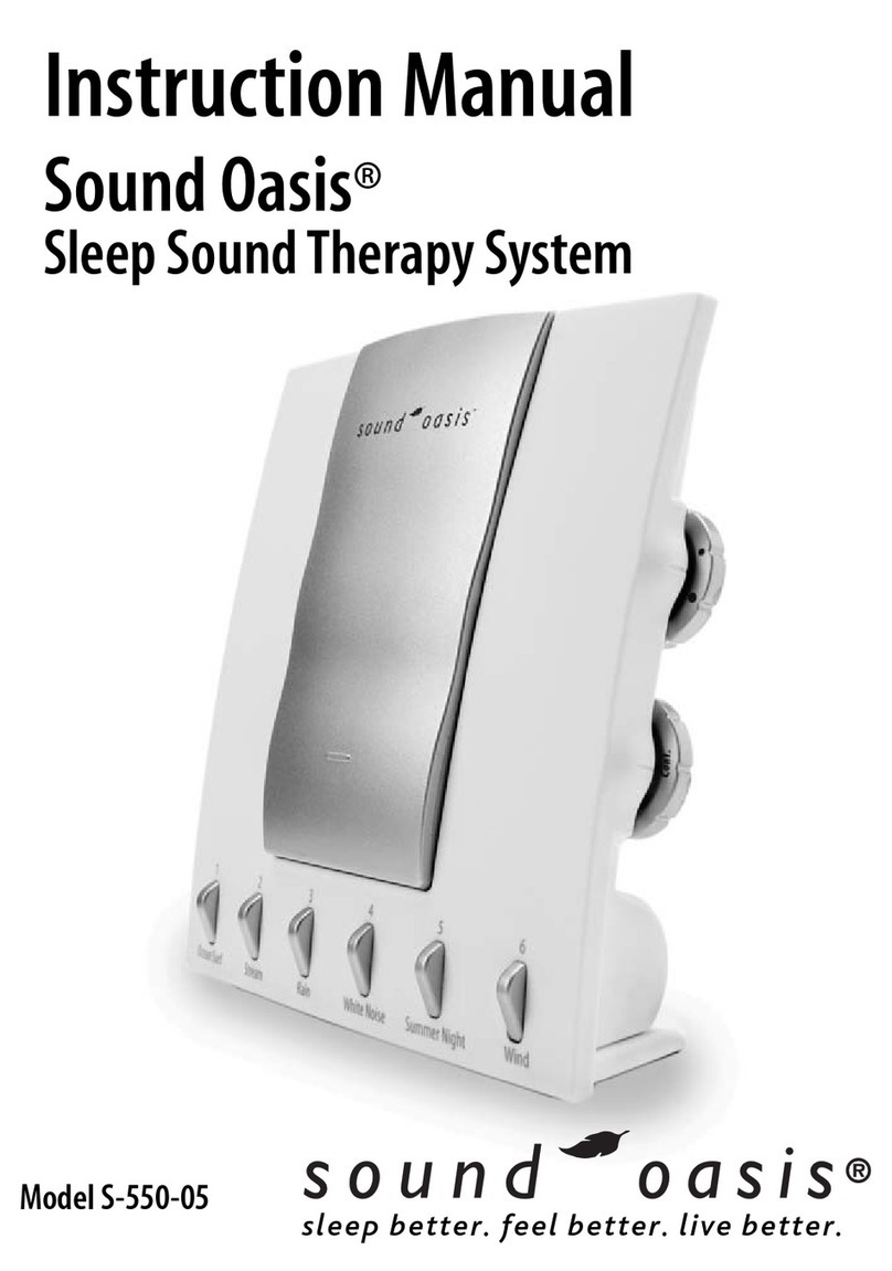 Sound Oasis S-550-05 instruction manual Sound Oasis S-550-05 instruction manual