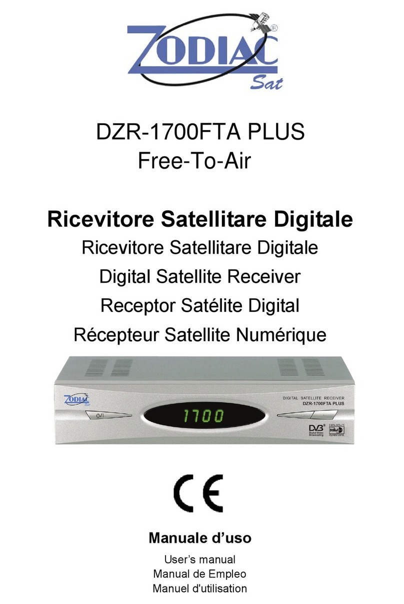 Zodiac DZR-1700FTA PLUS user manual