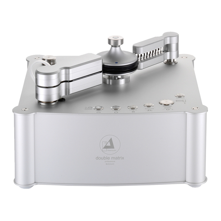 Clearaudio Double Matrix Professional User manual