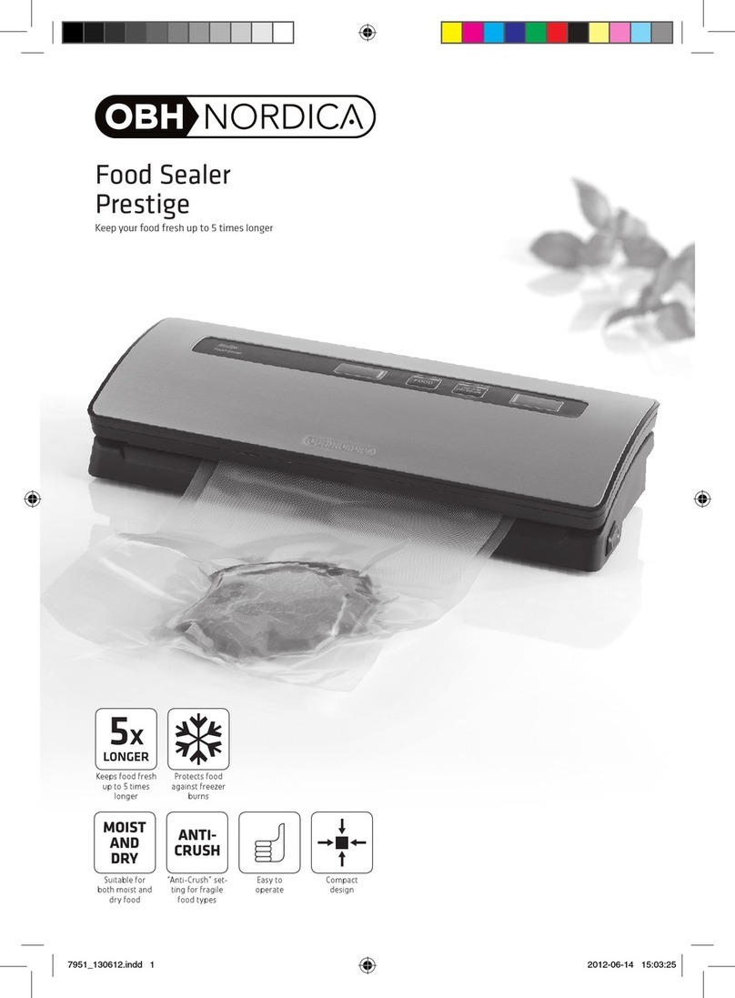 OBH Nordica Prestige User manual