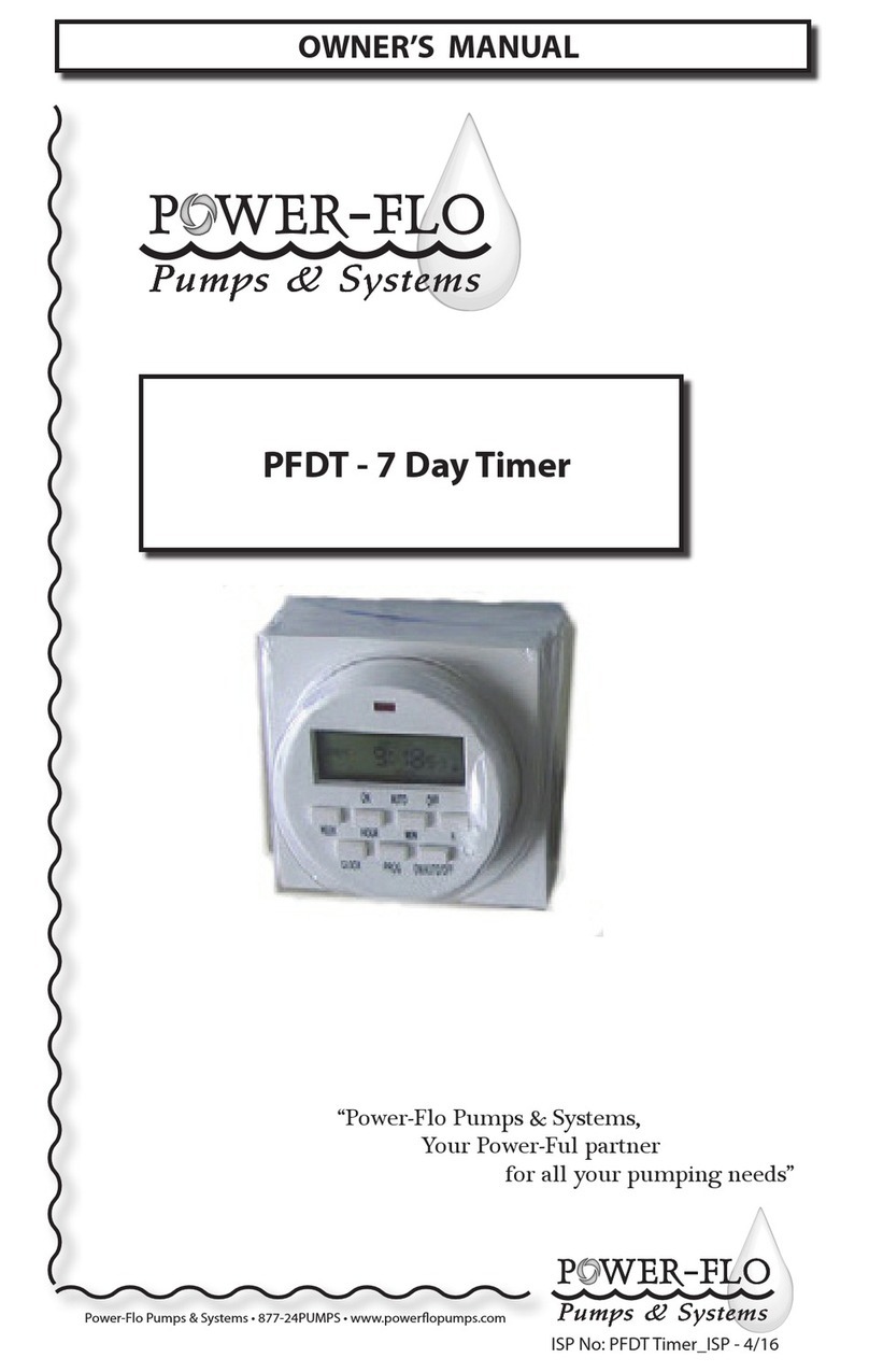 Power-flo PFDT owner's manual