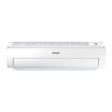 Samsung AR18JVFSBWKNME Installation and operating instructions