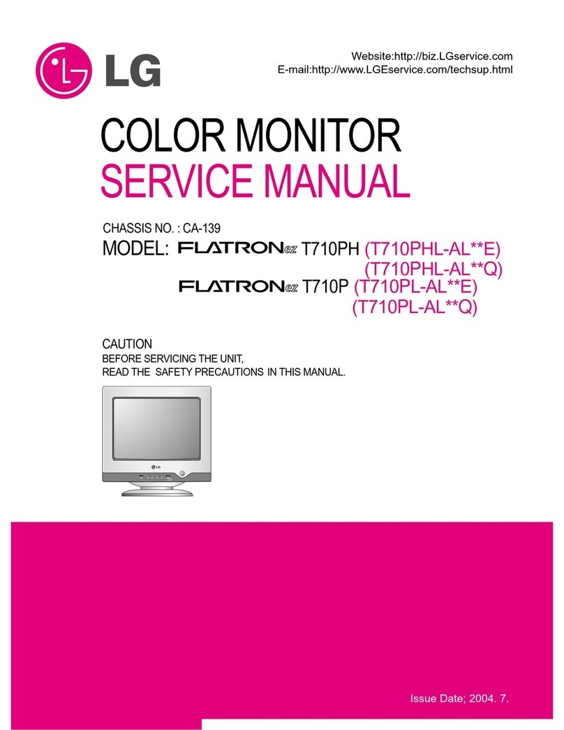 LG Flatron T710P User manual