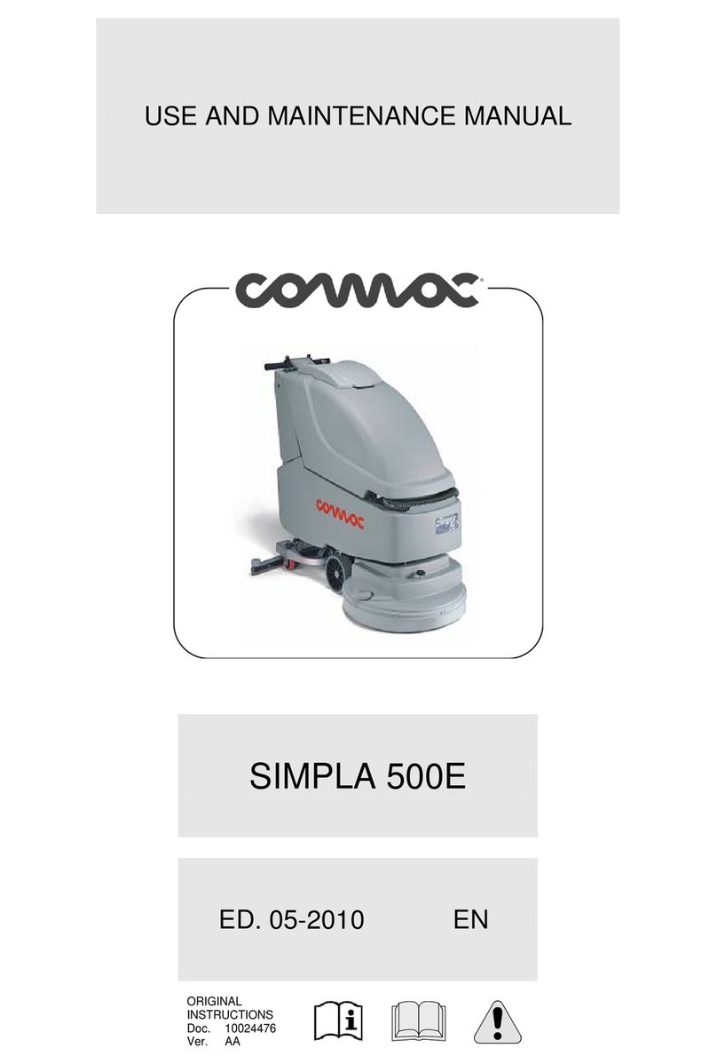 COMAC SIMPLA 500E Use and maintenance manual