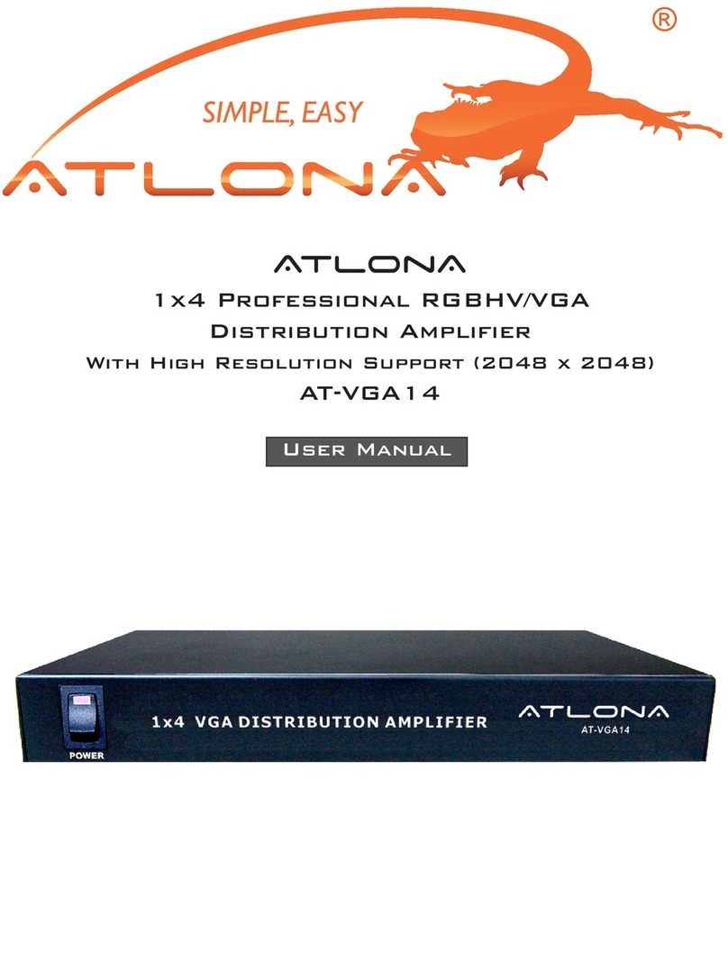 Atlona AT-VGA14 user manual