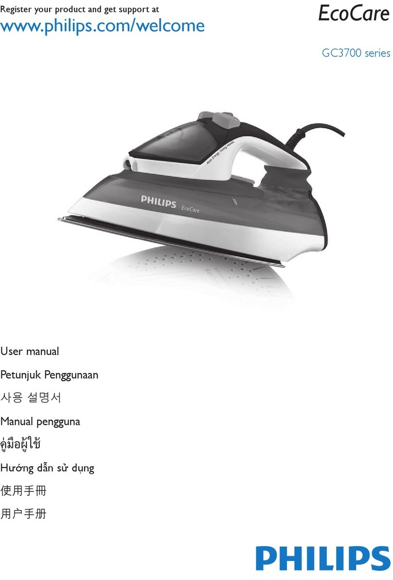 Philips EcoCare GC3700 series User manual