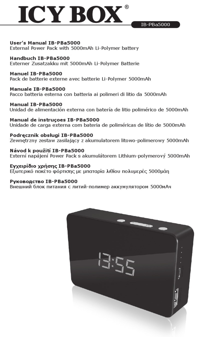 Icy Box IB-PBa5000 user manual
